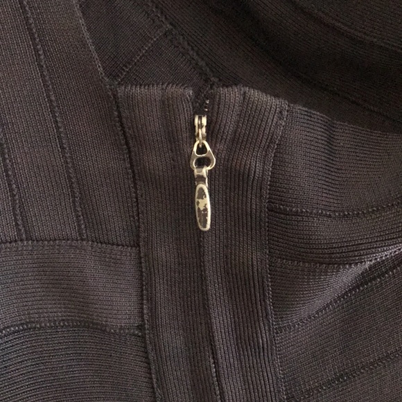 Herve Leger Elastic Bandage Sydney Blue Dress M Rent the Runway - Picture 4 of 6